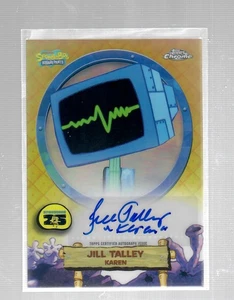 2025 Topps Chrome SpongeBob Karen Jill Talley Auto SA-K Signed - Picture 1 of 2