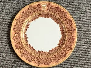 De Lamerie Kingdom of Bahrain Crested Winter Leaves Dinner Plate 10.75" - 1st - Picture 1 of 9