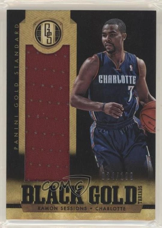 2012-13 Panini Gold Standard Black Gold Threads /199 Ramon Sessions #92 - Image 1 of 2