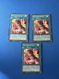 3x Metamorphosis - PGD-090 - Common - Unlimited - MP/HP- Yugioh - GOAT Format - Picture 1 of 2