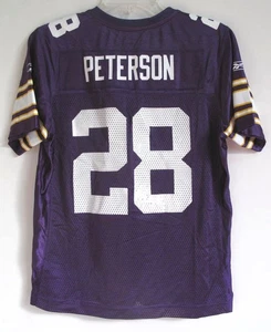RBK MINNESOTA VIKINGS ADRIAN PETERSON WOMEN'S 75th ANNIVERSARY JERSEY M - Picture 1 of 5