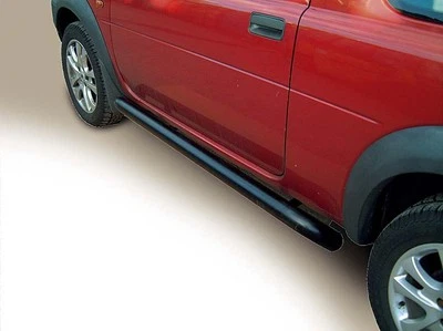 Barra de tubo lateral de protección negra Freelander 2002~2005 Land Rover genuina de fábrica Foto 1 de 2
