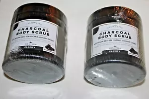 Calily Life Charcoal body Scrub Dead Sea Minerals & Organic Lot Of 2 Sealed - Picture 1 of 2