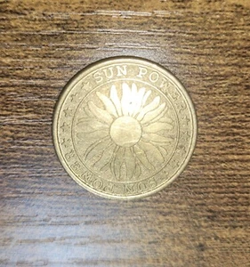Himawari "Sun Power" 20 Dollar Coin Token 24mm size - Circulated | Collectible - Picture 1 of 3
