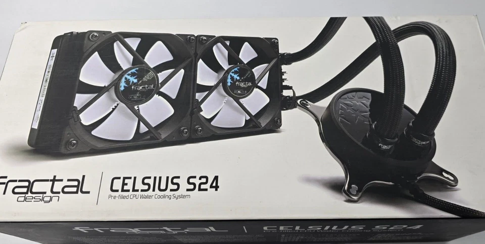 Fractal Design Celsius S24 Pre-filled CPU Water Cooling System open Box - Image 1 of 4