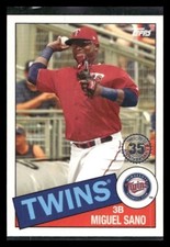 2020 Topps #85TB-25 Miguel Sano Minnesota Twins