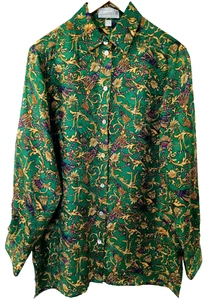 neue PETER HAHN Seidenbluse Langarm 100% Seide Gr. 38 - s. Maße unten! - Bild 1 von 10