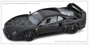 Kyosho 1:18 Ferrari F40 Lightweight 08412BK Brand New Free Shipping - Picture 1 of 1