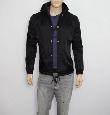 NEW Slate & Stone Coach Jacket in Black Size MEDIUM Lightweight Poly - Image 1 of 4