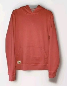 Tracksmith New England Cotton Blend Coral Men's Women's Hoodie M - Picture 1 of 9