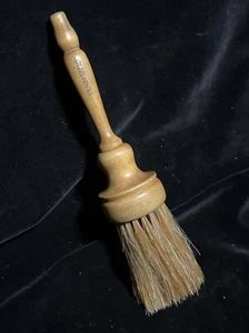 De colección Sears Robuck & Co NO. Cepillo de peluquero plumero cuello mango madera 9298 hecho en EE. UU. - Imagen 1 de 5
