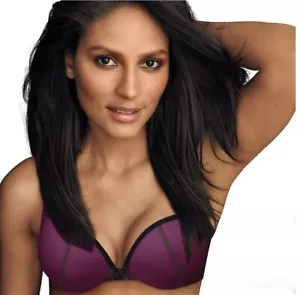 Maidenform DM9900 Demi Push-Up BH 36B Lila - Bild 1 von 1