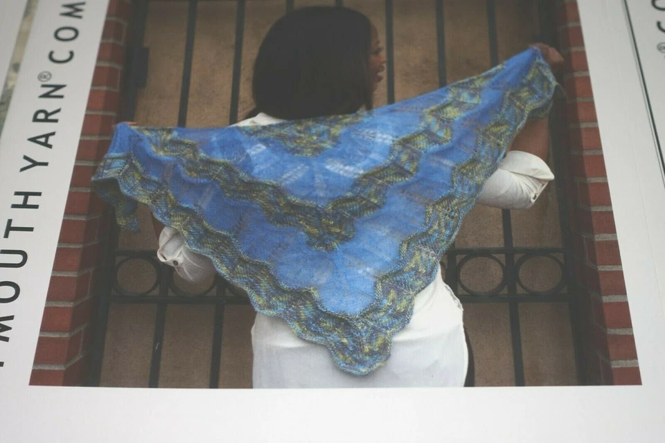 Plymouth Knitting Pattern 2881 Johanne & Kid Closs Lace Shawl  - Image 1 of 1