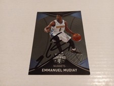 Emmanuel Mudiay Signed 2016-17 Panini Totally Certified IP Autograph Auto NBA