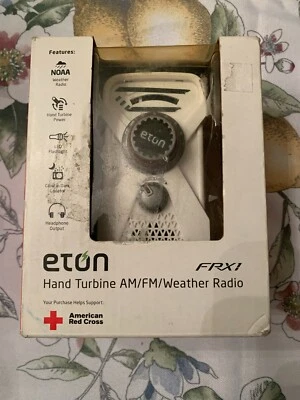 Radio meteorológica AM/FM turbina manual Eton FRX1 Foto 1 de 4