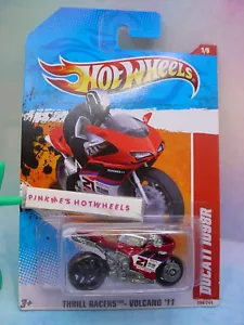 2011 Hot Wheels DUCATI 1098R #199 🏍️red motorcycle🏍️THRILL RACERS-VOLCANO🏍️z1 - Picture 1 of 3