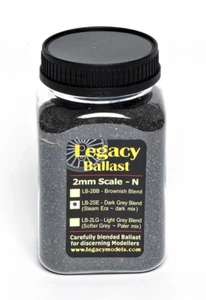 DCC Concepts LB-2SE Dark Grey Blend Ballast (Steam Era - Dark Mix) 2mm N Gauge - Picture 1 of 1