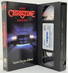 Vintage 1995 John Carpenter’s Christine VHS Tape Horror Halloween Stephen King - Picture 1 of 5