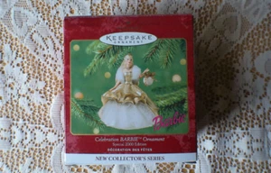 2000 Hallmark Celebration Barbie Ornament Special 2000 Edition Neu aus altem Lagerbestand - Bild 1 von 8