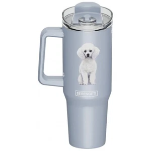 53611 POODLE DOG BREED SERENGETI STAINLESS STEEL INSULATED TUMBLER TRAVEL MUG - Picture 1 of 2
