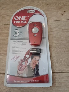 One for all 3 flip top compact remote control for 3 devices NEW - Picture 1 of 3