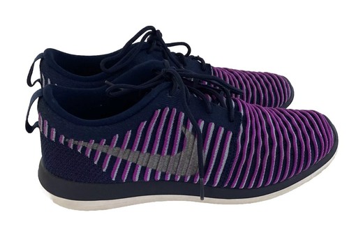 Sneakers sportive a righe Nike Roshe Run FlyKnit taglia US 6Y donna 844620 500