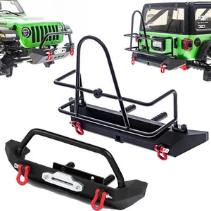 Metal Front Rear Bumper Anti-collision for 1/10 SCX10 90046 SCX10 III RC Crawler - Picture 1 of 12