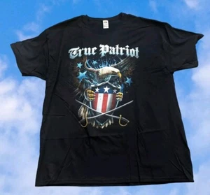 American Pride Eagle Shield True Patriot T-Shirt Flag Cross Swords July 4th XL - Picture 1 of 3