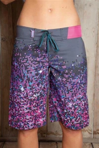 Jobe Exceed Ladies Boardshort Wakeboard Surf Damen Short Kiten Nero-Rosa - Foto 1 di 2