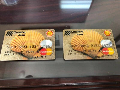 Vintage Chemical Bank Shell Oil Credit Cards (2) - Image 1 of 3