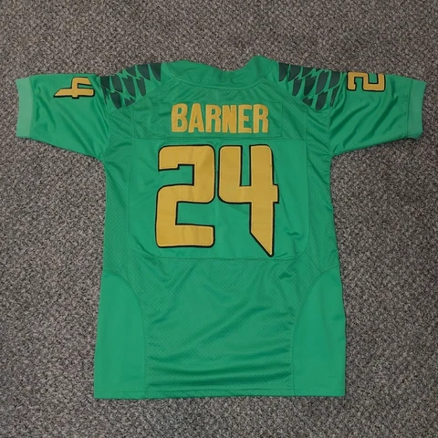 Nike Oregon Ducks Kenjon Barner #24 Green Football Jersey Mens Medium Pac 12 Cover