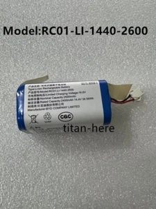 New Genuine 2400mAh 14.4V Battery For BYD RC01-LI-1440-2600 Battery Batteria - Foto 1 di 2