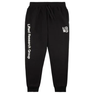 LRG Men's Stacked Logo Black Jogger Sweatpants Athletic Pants MSRP $40 - Picture 1 of 1