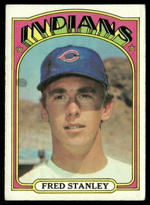 1972 Topps Fred Stanley (Ink On Back) RC Cleveland Indians #59 - Image 1 of 2