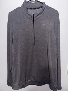 RAR Nike Dri Fit Element 1/2 Zip Running Langarm Pullover Herren XL grau - Bild 1 von 3