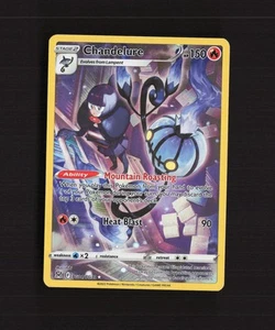 Chandelure TG04/TG30 Lost Origin Arte Completo Ultra Raro Holo Pokemon Tarjeta LP+ - Imagen 1 de 10