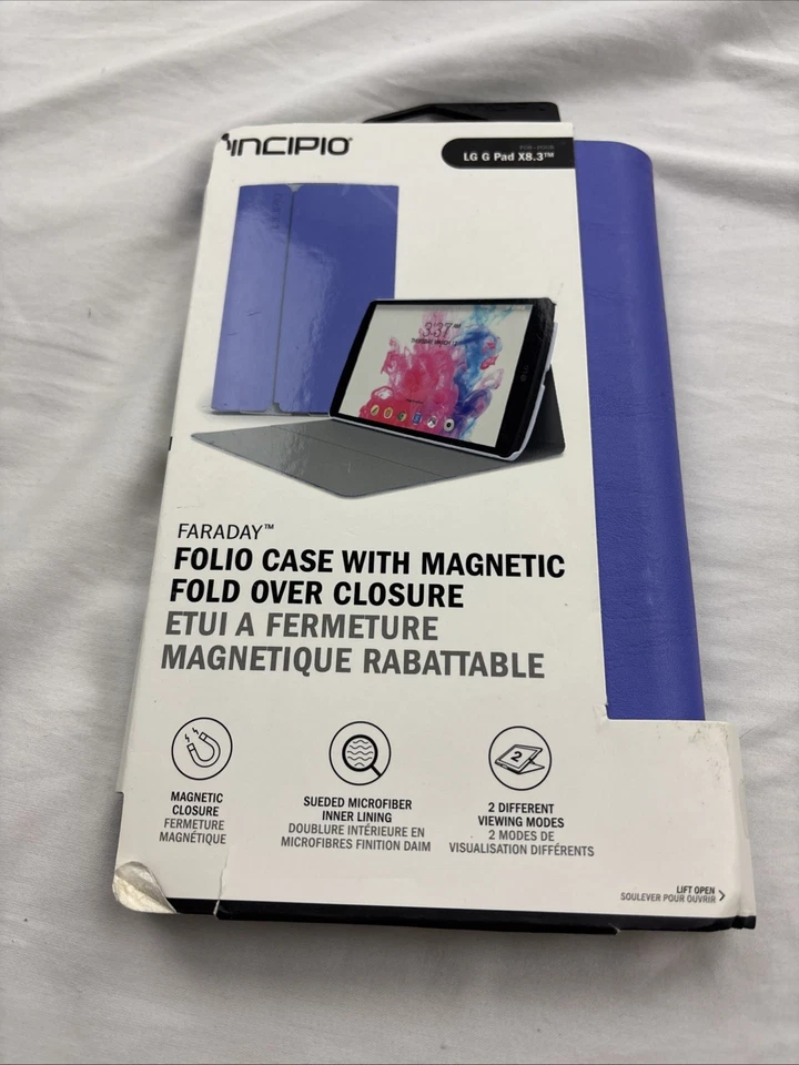 Incipio Protective Hard Shell Faraday Case for LG G Pad X8.3-Purple - Image 1 of 4