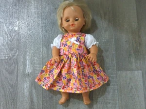 Hand made dolls dress fits-14 -15-16" doll (doll not included) - Picture 1 of 1