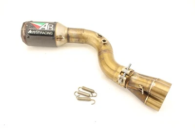 2024 TRIUMPH TRIDENT 660 AUSTIN RACINGT EXHAUST PIPE MUFFLER SLIP ON CAN  - Image 1 of 4