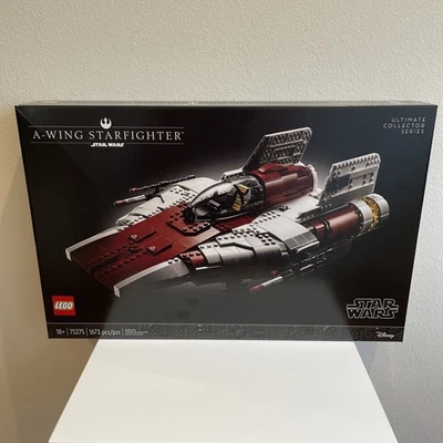Lego Star Wars A Wing Starfighter Set 75275 UCS Retired New Sealed Collector - Image 1 of 4
