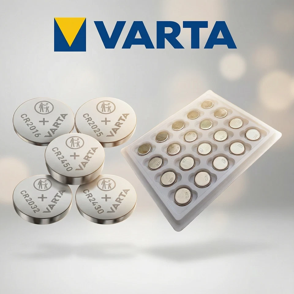 CR2032 CR2025 CR2016 CR2430 CR2450 VARTA Lithium Knopfbatterien - Bild 1 von 1