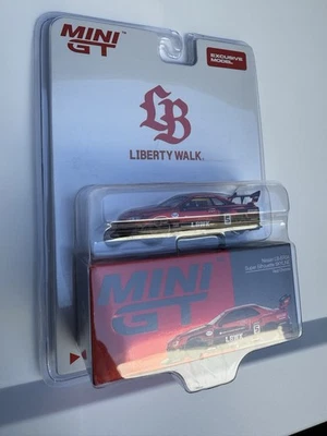 Mini GT LBWK - MIDNIGHT BRASIL Skyline LB-ER34 ROJO CROMO salão Diecast  Foto 1 de 4