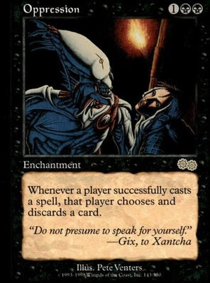 Urza's Saga #143 Oppression - Image 1 of 2