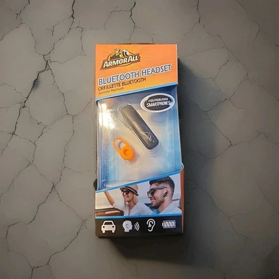 Armorall AHF9-1005-BLK Bluetooth Mono Headset - Black New E6 Free Shipping  - Image 1 of 2