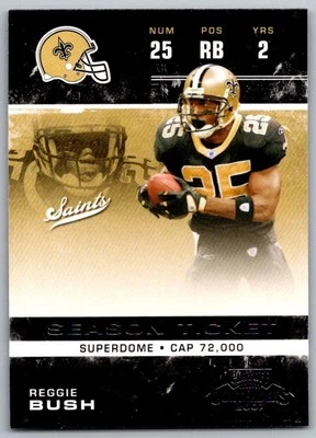 2007 Playoff Contenders Reggie Bush New Orleans Saints #64 - Image 1 of 2