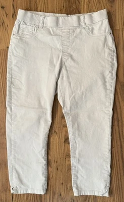Dorothy Perkins white ankle grazer jeggings Size 14 W32 L22 - Image 1 of 3