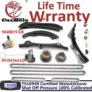 Engine Timing Chain Set For 2017-2024 Jeep Dodge Durango Chrysler Pacifica 3.6L - Picture 1 of 18