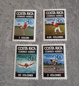 COSTA RICA-OLYMPIAD MOSCOW 1980-SET MNH - Picture 1 of 1