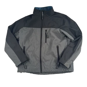 Cody James Jacket Youth Large Gray Black Western Outdoor Softshell Zip Pockets - Picture 1 of 9