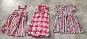 Lot 3 Dress Size 5.4, S, Girls, Striped, Great Condition, for the summer - Picture 1 of 11
